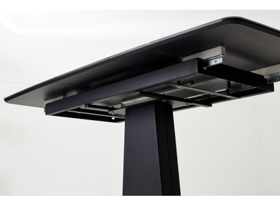 Стол Слим 120 МЕЙДЖИК, стекло / черный в Кургане