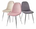 Стул PESCARA UF910-05 DARK GREY, велюр в Кургане
