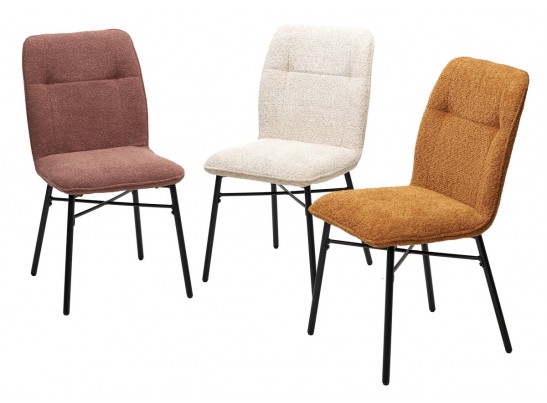 Стул COMO UF998-06 бронза, букле / черный каркас / Товарный знак DISAUR в Кургане