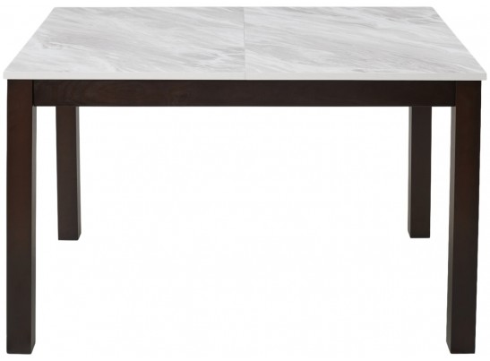Стол TME-6931 MBH SWEDEN белый мрамор / BB темный орех M-City в Кургане
