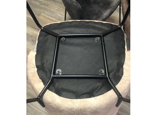 Стул AMARETTO VBP201 античный графит, велюр без пальчикового эффекта / черный каркас, в Кургане