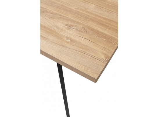 Стол ФИН 120 Дуб Канзас/черный каркас в Кургане