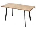 Стол ФИН 120 Дуб Канзас/черный каркас в Кургане