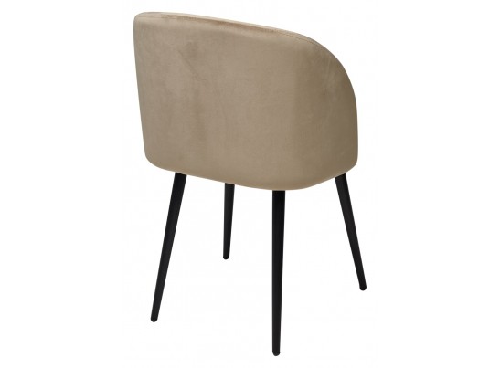 Стул YOKI G062-12 бежевый, велюр в Кургане