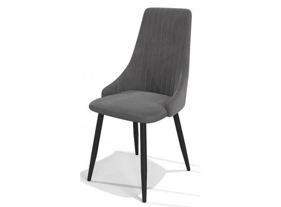 Стул Руссо Premier 25 Серый, велюр / черный каркас M-City в Кургане