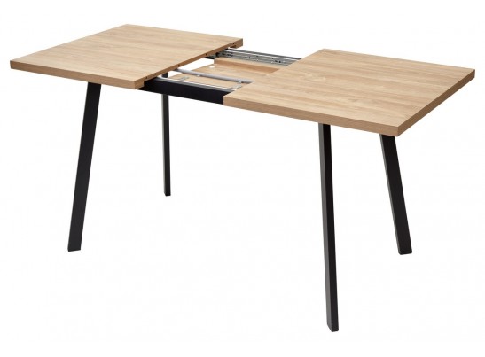 Стол ФИН 120 Дуб Канзас/черный каркас в Кургане