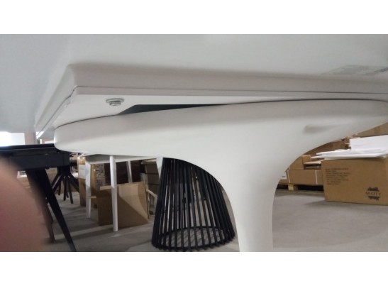 Стол AVOLA 180 MATT WHITE MARBLE SOLID CERAMIC / WHITE в Кургане