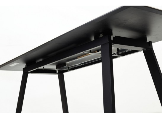 Стол Франк 180 Слоновая кость, керамика / черный каркас в Кургане