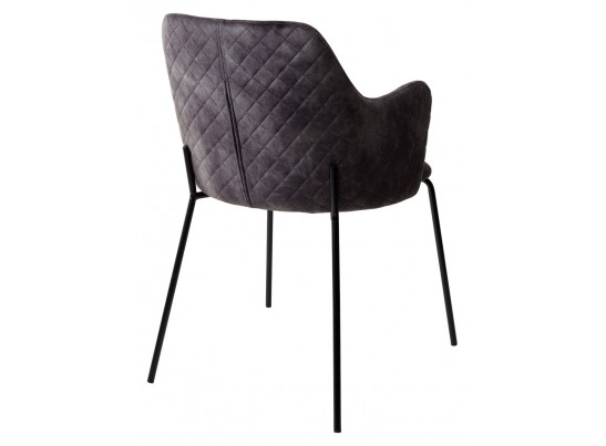 Стул AMARETTO VBP201 античный графит, велюр без пальчикового эффекта / черный каркас, в Кургане