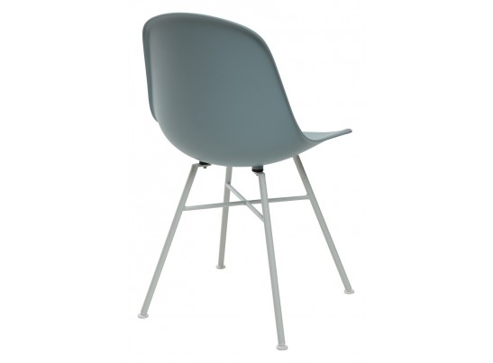 Стул BONNIE 292-CPP ICE BLUE/ WHITE на металлическом каркасе в Кургане