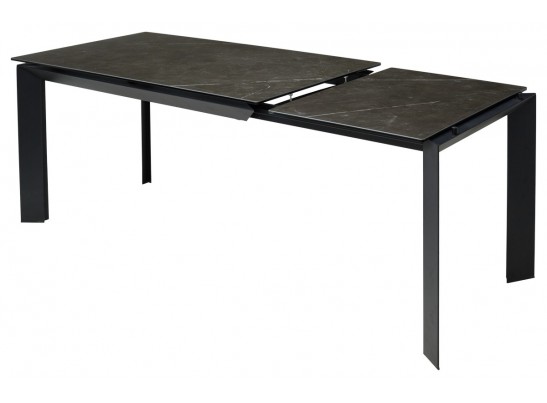 Стол CREMONA 140 KL-116 Черный мрамор матовый, итальянская керамика/ черный каркас, ®DISAUR в Кургане