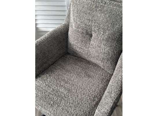 Стул MEADOW 360 град. поворот. Темно-серый XD841-16, букле / черный каркас, ®DISAUR в Кургане