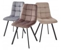 Стул CHILLI SQUARE BLUVEL-78 GREEN, велюр / черный каркас в Кургане