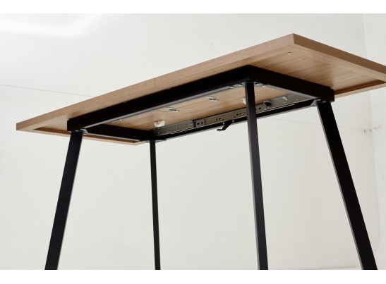 Стол ФИН 120 Дуб Канзас/черный каркас в Кургане