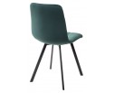 Стул CHILLI SQUARE BLUVEL-78 GREEN, велюр / черный каркас в Кургане