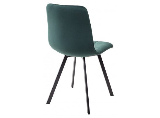 Стул CHILLI SQUARE BLUVEL-78 GREEN, велюр / черный каркас в Кургане