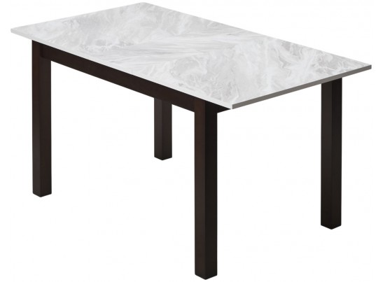 Стол TME-6931 MBH SWEDEN белый мрамор / BB темный орех M-City в Кургане