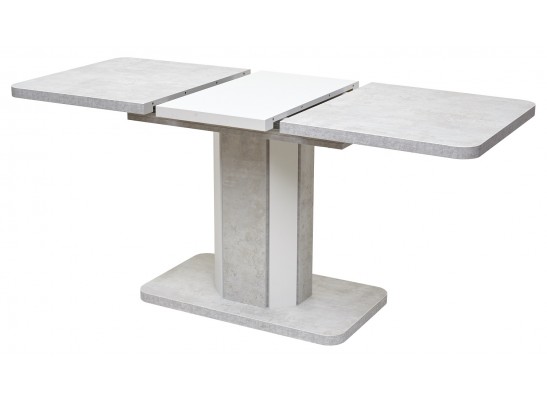 Стол STORK 120 Белый бетон/ Белый в Кургане