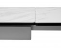 Стол BELLUNO 160 MARBLES KL-99 Белый мрамор матовый, итальянская керамика/ белый каркас, ®DISAUR в Кургане