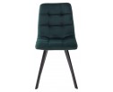 Стул CHILLI SQUARE BLUVEL-78 GREEN, велюр / черный каркас в Кургане
