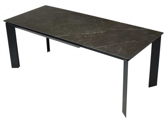 Стол CREMONA 140 KL-116 Черный мрамор матовый, итальянская керамика/ черный каркас, ®DISAUR в Кургане
