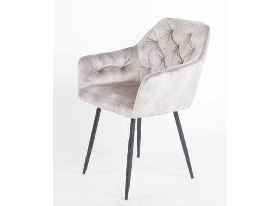 Стул PERU PK6015-06 BEIGE античный бежевый, велюр в Кургане
