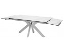 Стол BELLUNO 160 MARBLES KL-99 Белый мрамор матовый, итальянская керамика/ белый каркас, ®DISAUR в Кургане