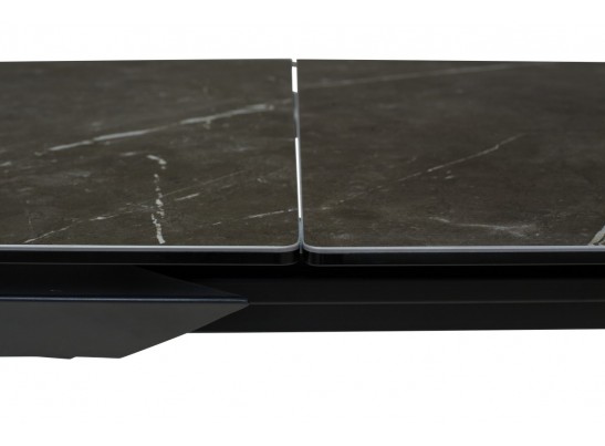 Стол CREMONA 140 KL-116 Черный мрамор матовый, итальянская керамика/ черный каркас, ®DISAUR в Кургане