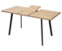 Стол ФИН 120 Дуб Канзас/черный каркас в Кургане