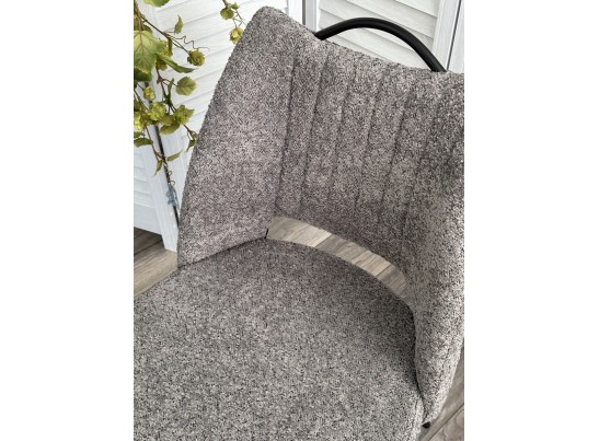 Стул JANETY UF998-15 серый, букле / черный каркас / Товарный знак DISAUR в Кургане