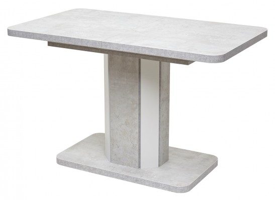 Стол STORK 120 Белый бетон/ Белый в Кургане