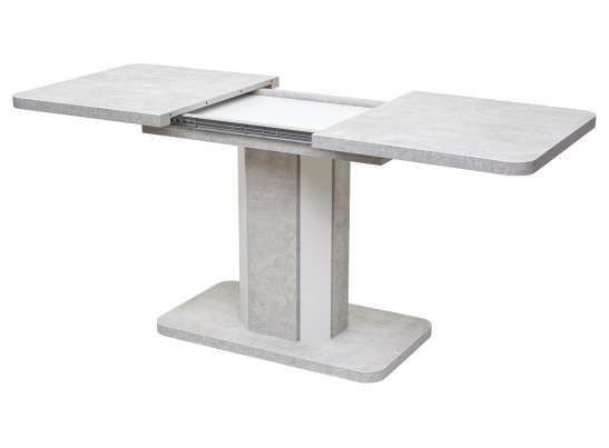 Стол STORK 120 Белый бетон/ Белый в Кургане