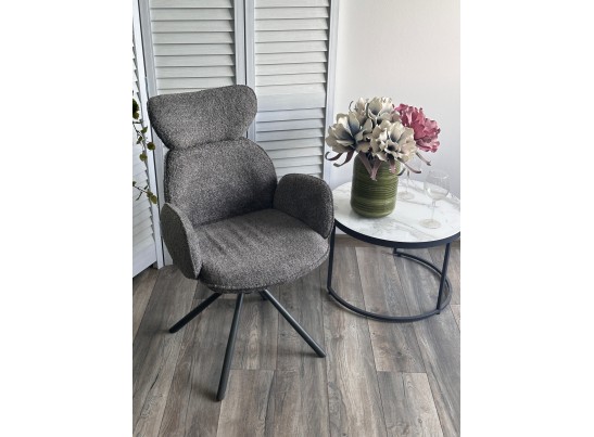 Стул VARDY 360 град.поворот. Темно-серый букле XD841-16 / Серый, ®DISAUR