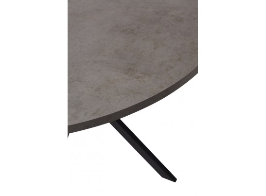 Стол ВЕГА D110 раскладной Бетон Чикаго темно-серый/ черный каркас БЕЗ НДС в Кургане