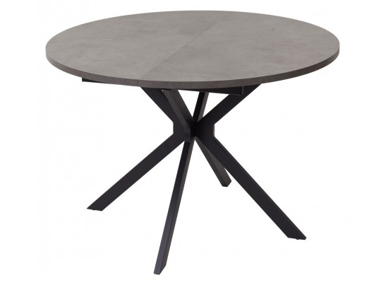 Стол ВЕГА D110 раскладной Бетон Чикаго темно-серый/ черный каркас БЕЗ НДС в Кургане