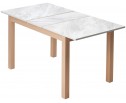 Стол TME-6931 MBH SWEDEN белый мрамор / MILKY WHITE M-City в Кургане