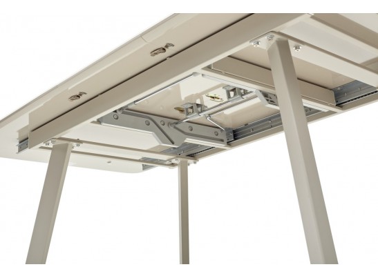 Стол ARUBA 140 CAPPUCСINO/ CAPPUCСINO глянцевое стекло в Кургане