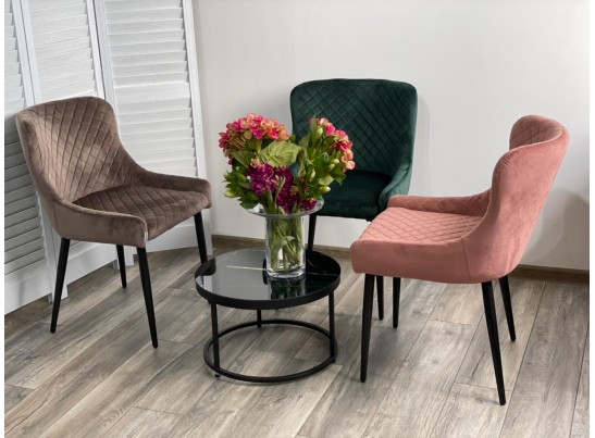 Стул SORREL BLUVEL-38 LATTE, велюр в Кургане