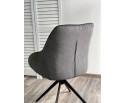 Стул ТОРНАДО (TORNADO) 360 град. Серый 07, ткань/ темно-серый 454, велюр/ черный каркас, DISAUR в Кургане