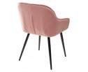 Стул BREEZE BLUVEL-52 PINK/ черный каркас, велюр в Кургане