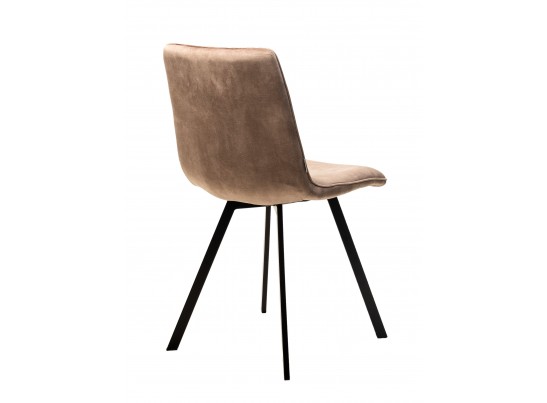 Стул ARFA UF912-10B античный бежевый, велюр без "пальчикового" эффекта/ черный каркас, ®DISAUR в Кургане