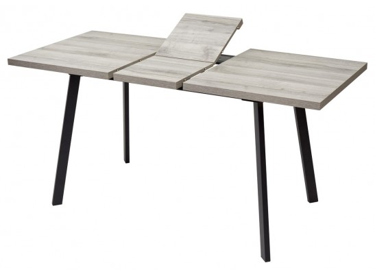 Стол ФИН 120 Дуб Шерман серый/черный каркас в Кургане
