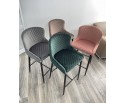 Полубарный стул ARTEMIS BLUVEL-52 PINK (H=65cm), велюр в Кургане