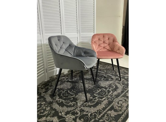 Стул BREEZE BLUVEL-52 PINK/ черный каркас, велюр в Кургане