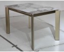 Стол CORNER 120 GLOSS LUXURY PANDORA SOLID CERAMIC / шампань, ®DISAUR в Кургане