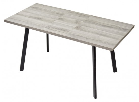 Стол ФИН 120 Дуб Шерман серый/черный каркас в Кургане