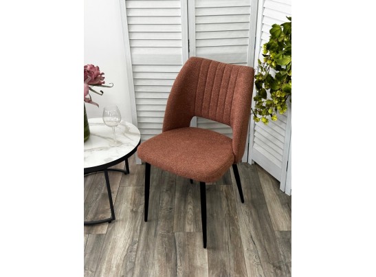 Стул LONDON UF995-05 карамельный, букле / черный каркас / Товарный знак DISAUR в Кургане