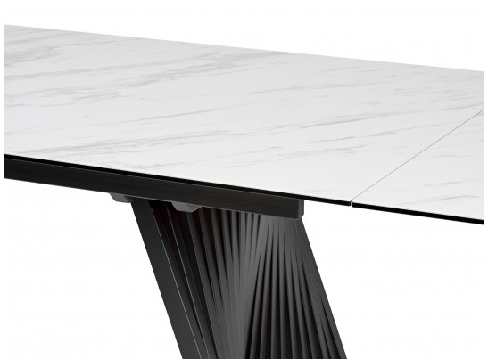 Стол IVAR 200 MARBLES KL-99 Белый мрамор, итальянская керамика, ®DISAUR в Кургане