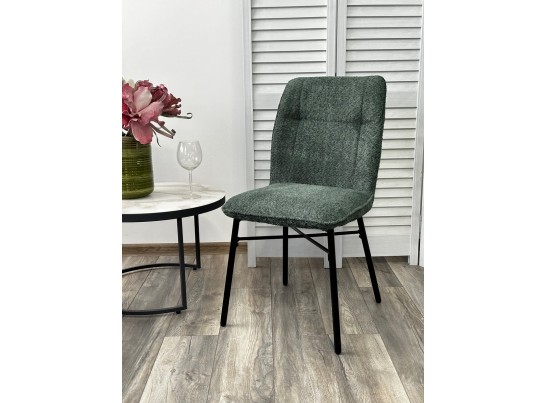 Стул COMO UF998-11 малахит, букле / черный каркас / Товарный знак DISAUR в Кургане