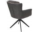 Стул GARLAND 360 град. поворот. HAGA-16 Серый, ткань/ GINO-457 Серый, ткань/ Черный, ®DISAUR